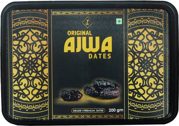 IMRO FOODS Original Ajwa Dates, Grade 1 Premium Dates, Fresh Ajwa Dates Jumbo Size Dates