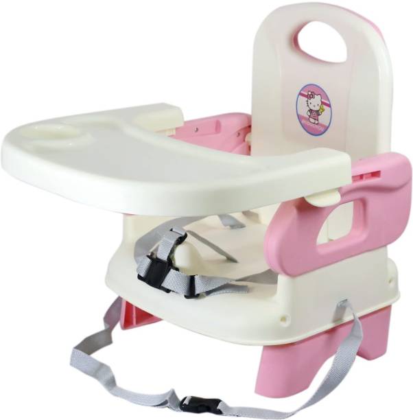 LAFILLETTE 2 in 1 Baby Booster Seat Feeding Chair Easy Travel High Chair With Removable Dining Tray And Safety Belt