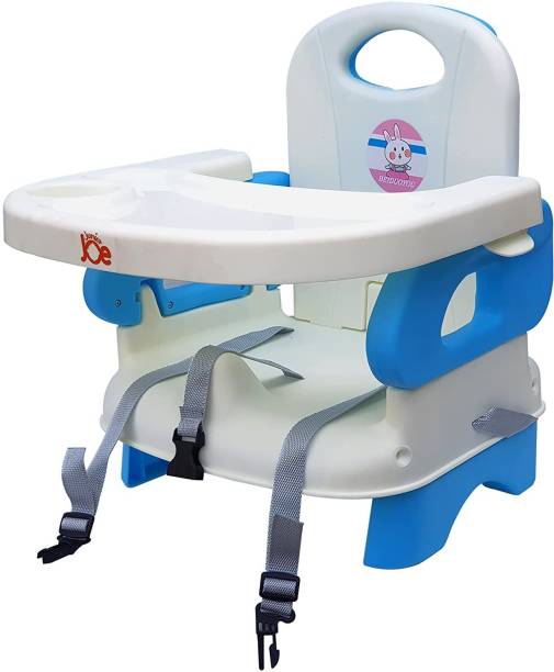 JUNIOR JOE 2 in 1 Baby Booster Seat with Removable Dining Tray and Safety Belt