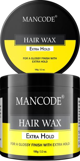 MANCODE Extra Hold Hair Wax, For a Glossy Finish with Extra Hold, 100 gm, PACK OF 1 Hair Wax