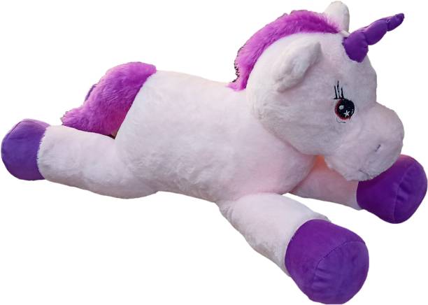 Miss & Chief Plush Stuffed Soft Toy Unicorn  - 75 cm