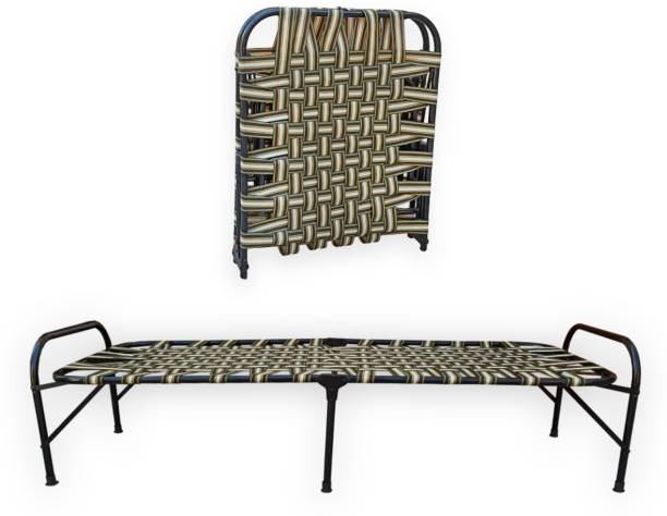 Nikota Enterprises New Design Niwar Folding Bed 30X72 inch Metal Single Bed