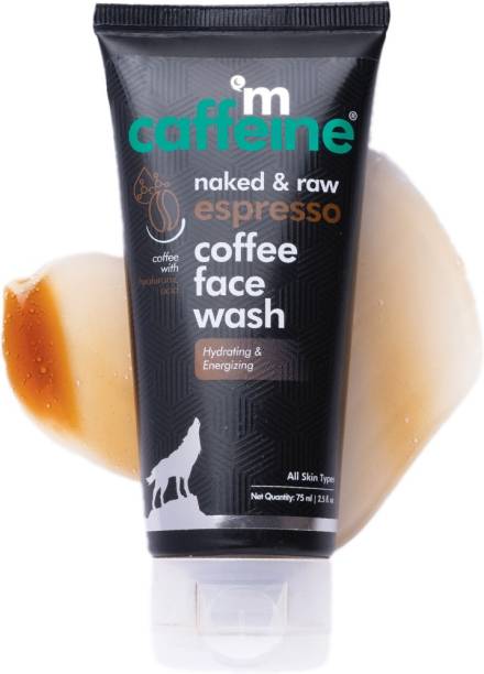 MCaffeine Espresso Coffee Energizing  | Hydration, Plumps Skin | Hyaluronic Acid, Pro-Vitamin B5 | All Skin Types | Paraben & SLS Free Face Wash