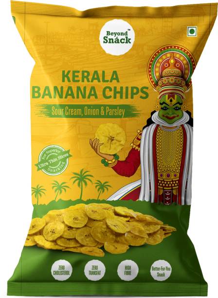 Beyond Snack Sour Cream Onion Parsley Flavoured Savoury snacks from Banana