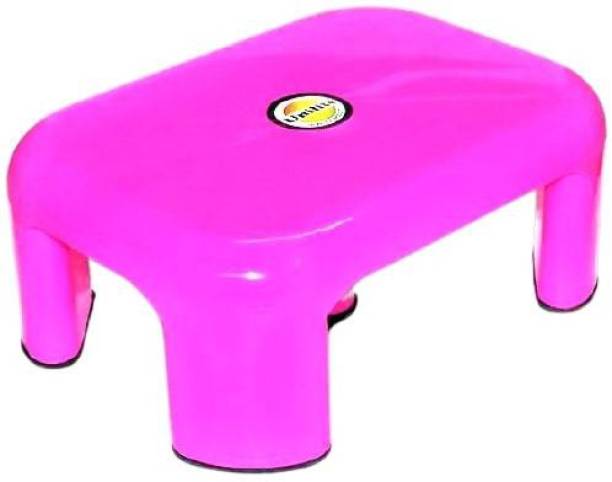 STORKINS 5 Leg Plastic Bathroom Stool/Chair Multipurpose Stool for Home, Kitchen, Bathroom (Assorted coulor) Bathroom Stool (Pink, Pre-assembled) Bathroom Stool