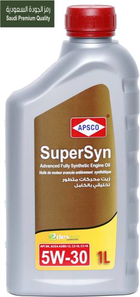 APSCO Synthetic Engine Oil 5W-30 SuperSyn Engine Oil 5W30 Full-Synthetic Engine Oil