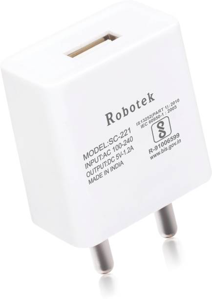 Robotek SC 221 1 Meter Micro USB Cable 2 A Mobile Charger