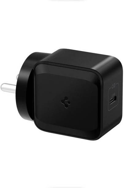 Spigen PE2008 Fast GaN Wall Charger,Designed for C Type Mobile Phones(ACH02712) 30 W 3 A Mobile Charger