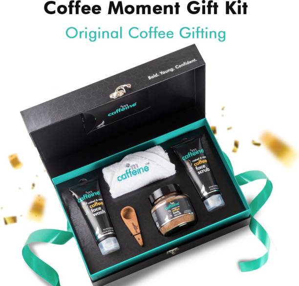 mCaffeine Coffee Moment Festive Skincare Gift Set| Daily Essentials for all skin types