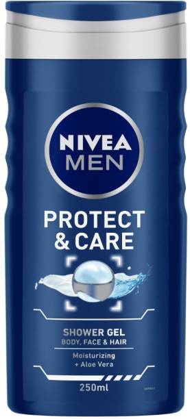 NIVEA Body Wash,Protect & Care with Aloe Vera, Shower Gel for Body, Face & Hair