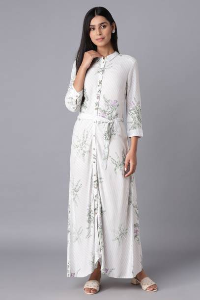 Women Maxi White Dress Price in India