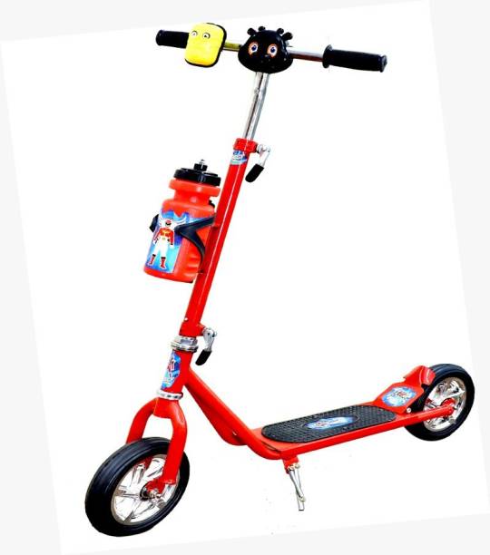 Maanit Power Ranger 2 Wheeler Scooter for Kids with Sipper Stand & Bell (Height Adjustable Scooter Upto 10 Years for Kids)