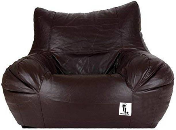 Totza Living Jumbo Chair Bean Bag Cover  (Without Beans)