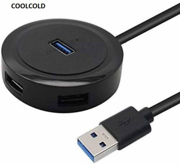 coolcold USB Extension USB Hub 3.0 4-Port Portable Data Board with 1.2m Cable for Mac, iMac, MacBook Pro Air, Ultrabooks, Tablet, Laptop, PC, Windows, Mac OS X and Linux XL-6032 USB Hub
