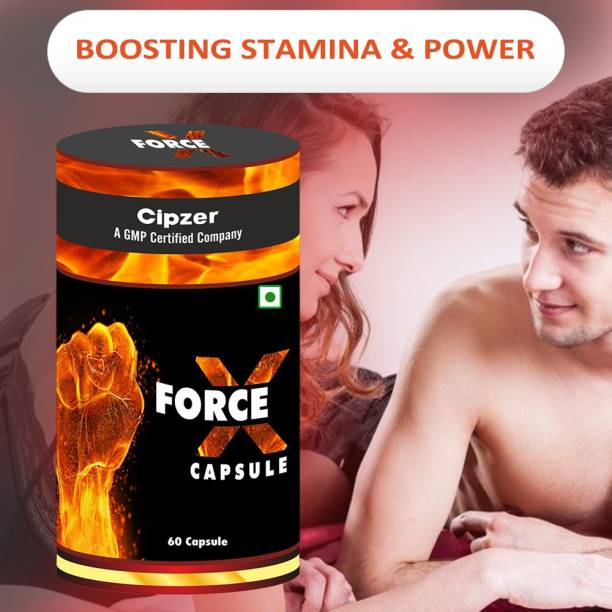 CIPZER Force X Capsule Helpful to get energy and stamina ,stamina and performance Increases sexual arousal and lovemaking desire 100% Ayurvedic