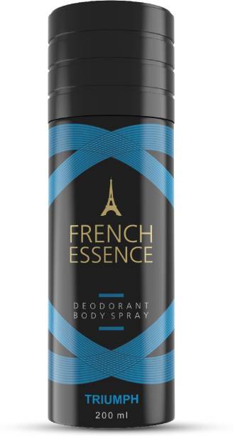 FRENCH ESSENCE Triumph Deodorant Body Spray For Men & Women 200 ML, Long Lasting Unisex Perfume | Perfect For Everyday Use (Pack of 1) Deodorant Spray  -  For Men & Women