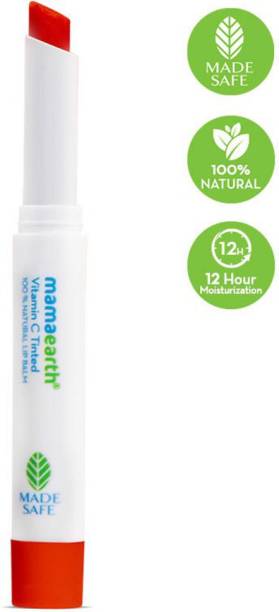 MamaEarth Vitamin C Tinted 100% Natural Lip Balm for Lip Lightening, With Vitamin C & Honey For 12 Hour Moisturization Vitamin C