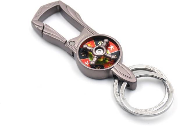 Omuda Antique Hook Locking Metal Key chain for Bike,Car & Gifts key ring M- 3709 Locking Carabiner