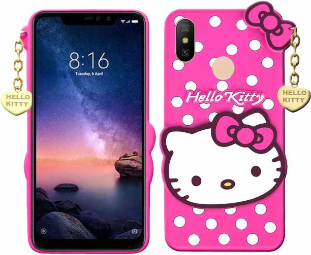 MobileMantra Back Cover for Xiaomi Redmi Note 6 Pro |Hello Kitty Back Cover Case