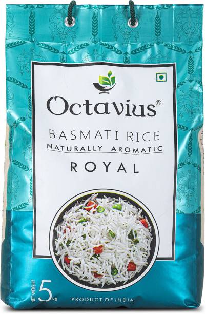 Octavius Royal Aromatic and Flavourful Everyday Use Basmati Rice (Medium Grain, Steam)