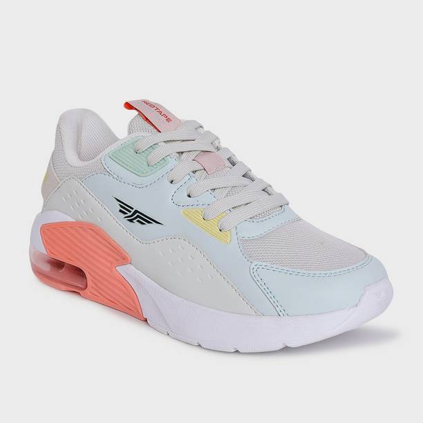 red tape colourblock lace up sports shoes