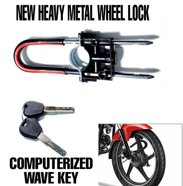 imad NEW CONPUTERISED WAVE KEY WHEEL LOCK FOR BIKES Wheel Lock