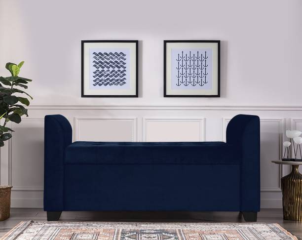 Trevi Polo Storage Bench Fabric Settee