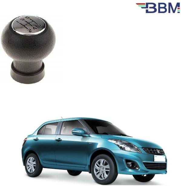 BBM Rubber 5 Speed Manual Gear Knob Shifter Handball Head for Maruti Suzuki Swift and Swift Dzire Cars Auto Accessories (Black) Gear Knob