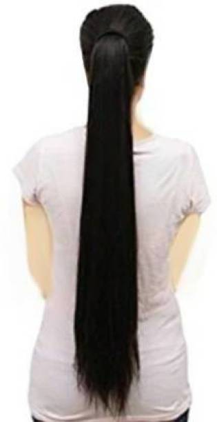 EASYOUNG Natural Looks Wrap Around Ponytail  Wig For Girls  & Women  Extension Hair Extension