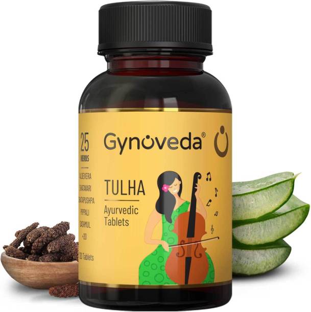 Gynoveda Delayed, Irregular Periods, Unsual Weight Gain, Fertility. Tula Ayurvedic Pills.1 month pack. Helps Natural Periods On-Time Every Month