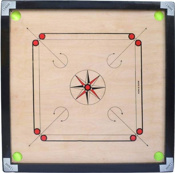 TYF 32 Inch High Matte finish with coins 81.28 cm Carrom Board