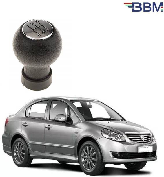 BBM Rubber 5 Speed Manual Gear Knob Shifter Handball Head for Maruti Suzuki S X 4 Cars Auto Accessories (Black) Gear Knob