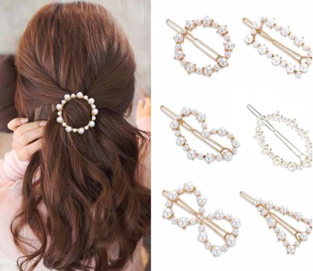 Krenoz Bridal Wedding Hair Pearl Bride Hairpin Crystal Hair Accessories for Women Hair Pin