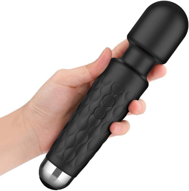 Peculiar Electric Handheld Full Body Massager for Man/Woman with 20 Modes and 8 Speed of Vibration, Rechargeable, Cordless, Portable, Quite & Powerful (Multi Color) Full Body Masagger Massager