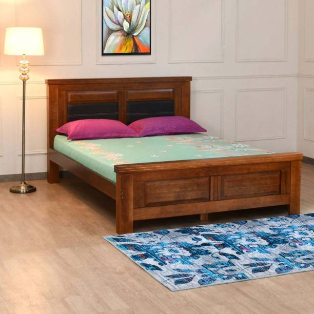 @Home by nilkamal Dexter Solid Wood King Bed