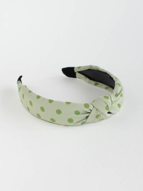Jewelz Stylish Dotted Head Band For Girls Hair Band