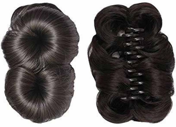 YOFAMA 30 Second Style bun with clature Hair Extension