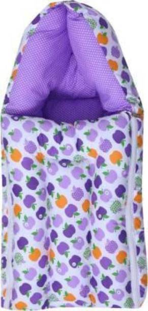Mastiphotons Newborn Baby's 3 in 1 Cotton Sleeping Bag Cum Baby Bed/Carry Bag/Baby Wrapper Sleeping Bag