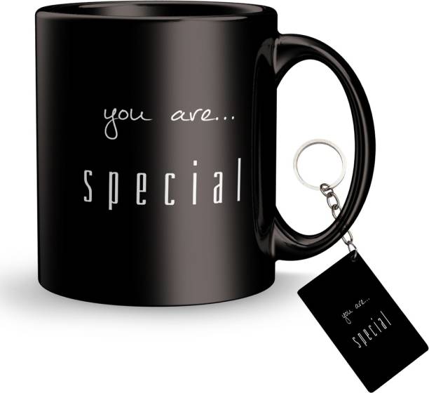 NAWEMA YOU ARE SPECIAL-M-K black patch Ceramic Coffee Mug