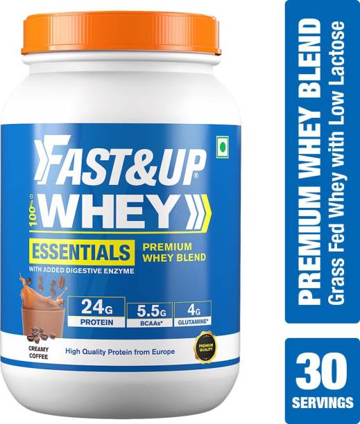 Fast&Up Whey Essentials- 24gClean Protein for Men&Women...