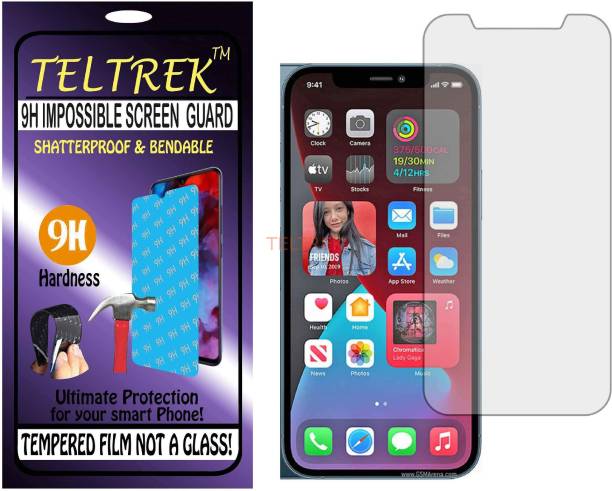 TELTREK Tempered Glass Guard for APPLE IPHONE 12 PRO MAX (Flexible Shatterproof)