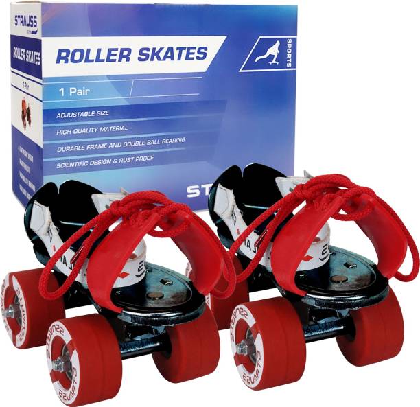 Strauss Baby Quad Roller Skates - Size For (4 to 6 Years)