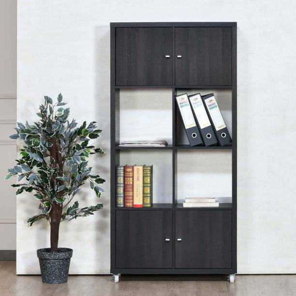 Nilkamal Joss Engineered Wood Semi-Open Book Shelf