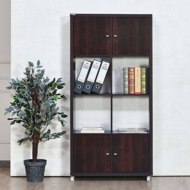 Nilkamal Engineered Wood Semi-Open Book Shelf