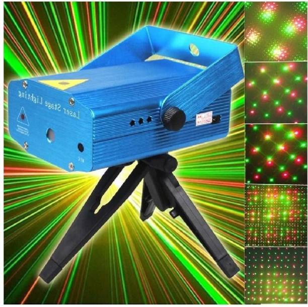 Okxmz Mini LED Laser pack of 1 Light Projector Disco Shower Laser Light