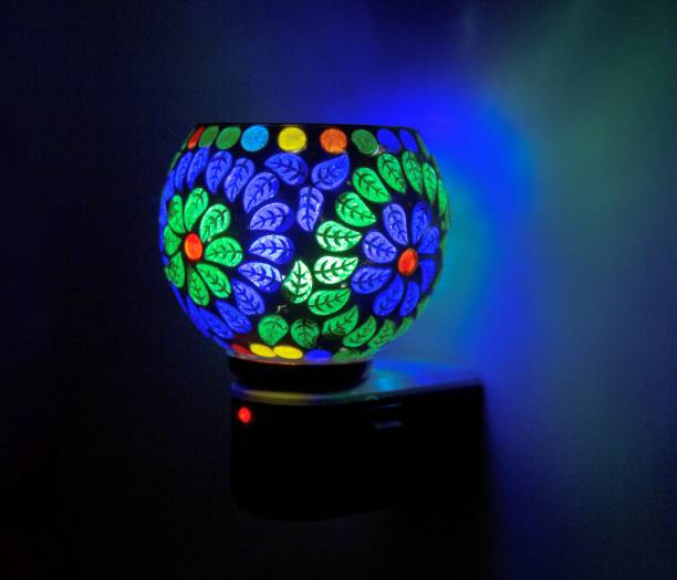 Prathna Electric Kapoor Dani for god Pooja /Home Fragrance with Night lamp.. (DN 33) Ceramic Incense Holder