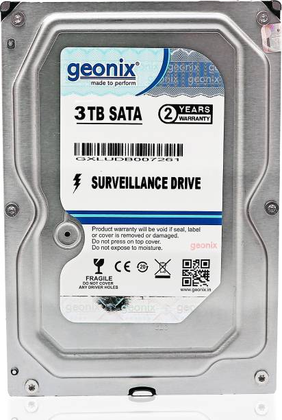 GEONIX SATA 3 TB Desktop Internal Hard Disk Drive (HDD) (3TBHDD)