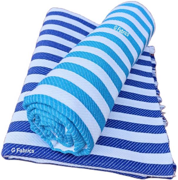 G Fabrics Cotton 550 GSM Bath, Beach, Hair, Sport, Face Towel Set