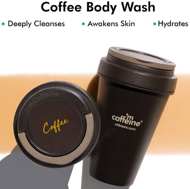 MCaffeine Coffee Body Wash with Vitamin E |Deep Cleanses & Hydrates |Daily Use Shower Gel