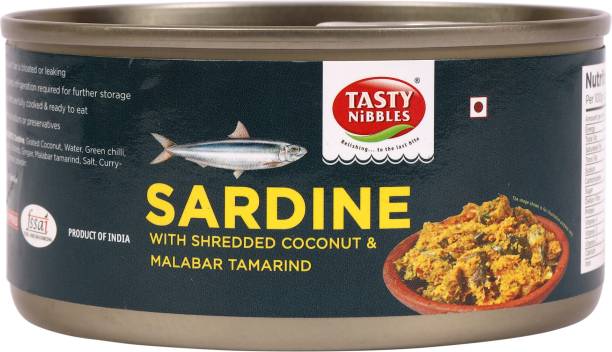 Tasty Nibbles SARDINE WITH SHREDDED COCONUT & MALABAR TAMARIND 185 g